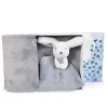 Coffret plaid et doudou happy glossy
