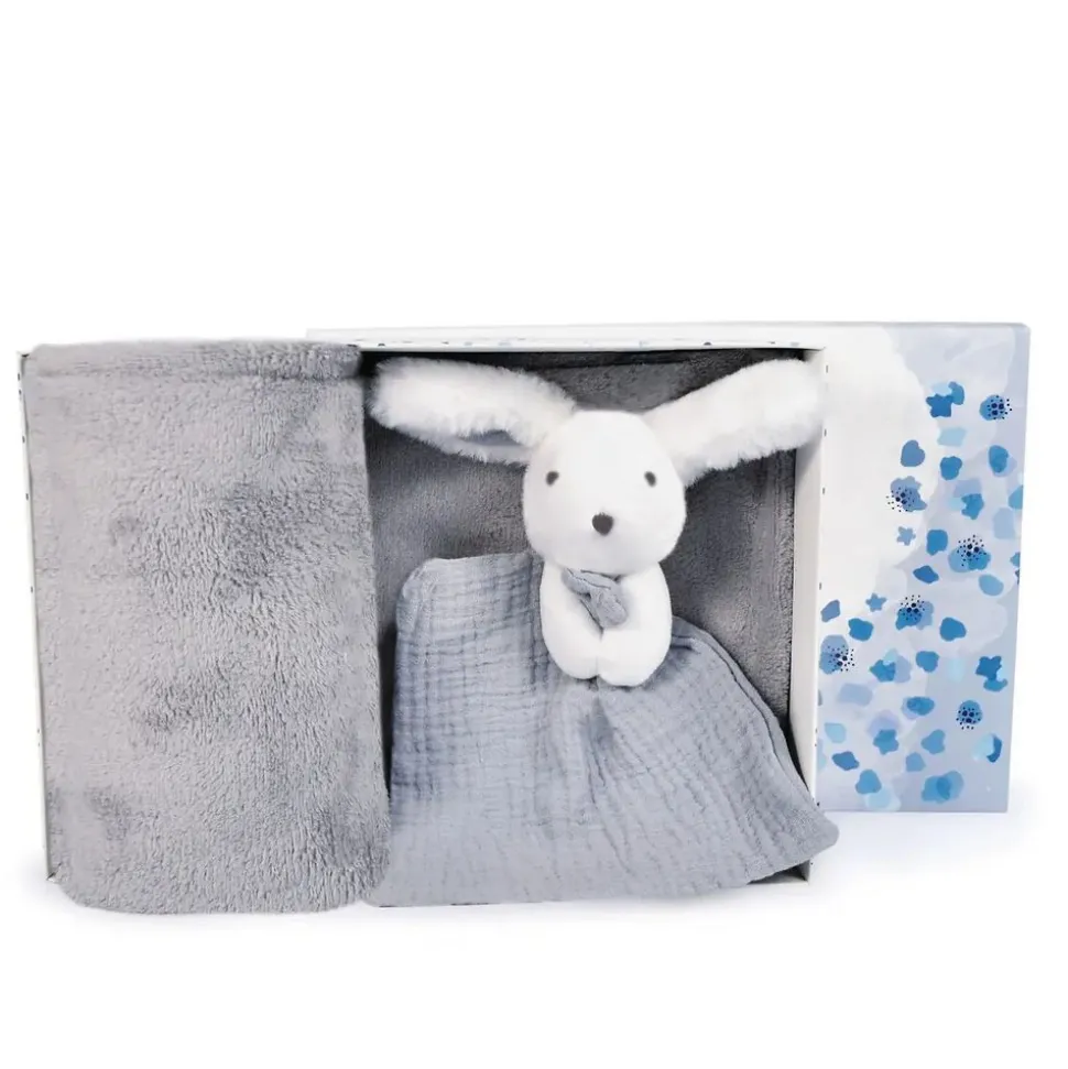 Coffret plaid et doudou happy glossy