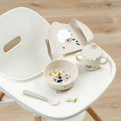 Coffret premier repas avec ventouse tiny farm sable