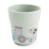 Coffret repas avec ventouse tiny farm vert