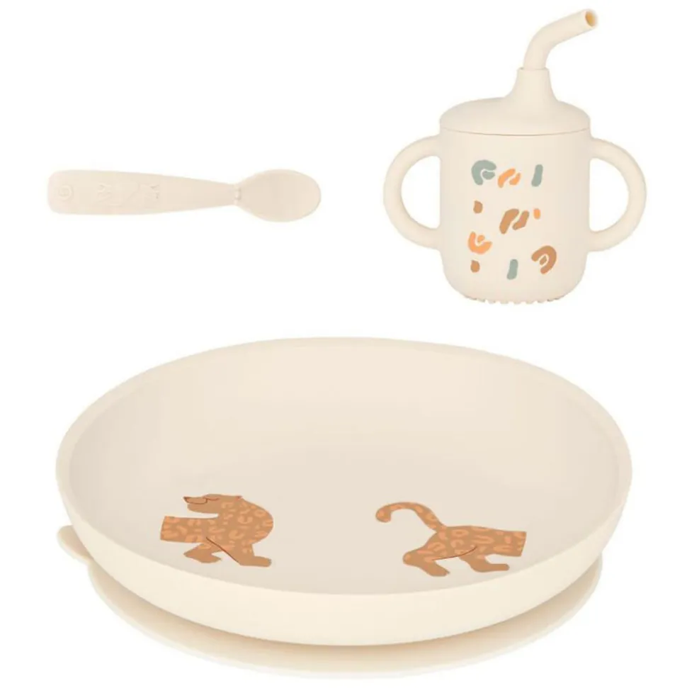 Coffret repas bébé deuxième âge little roar