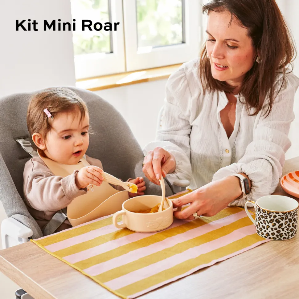 Coffret repas bébé premiers mois mini roar