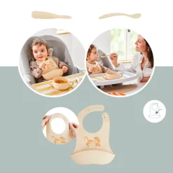 Coffret repas bébé premiers mois mini roar