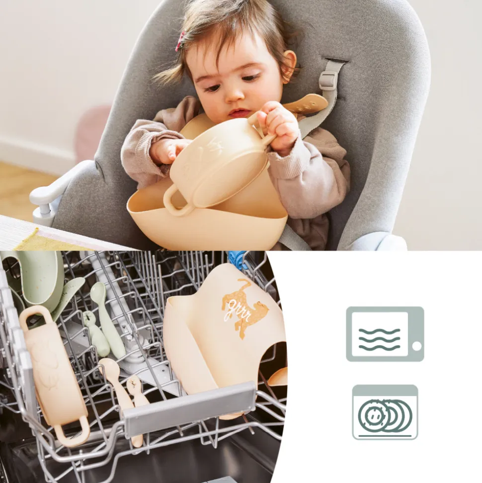 Coffret repas bébé premiers mois mini roar