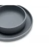 Coffret repas bébé silicone storm grey