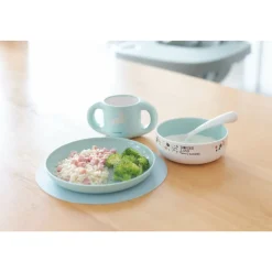 Coffret repas bébé wonderland rose