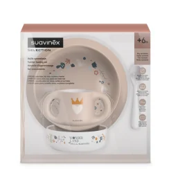 Coffret repas bébé wonderland rose