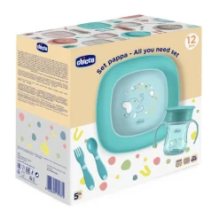 Coffret repas bleu 12 mois