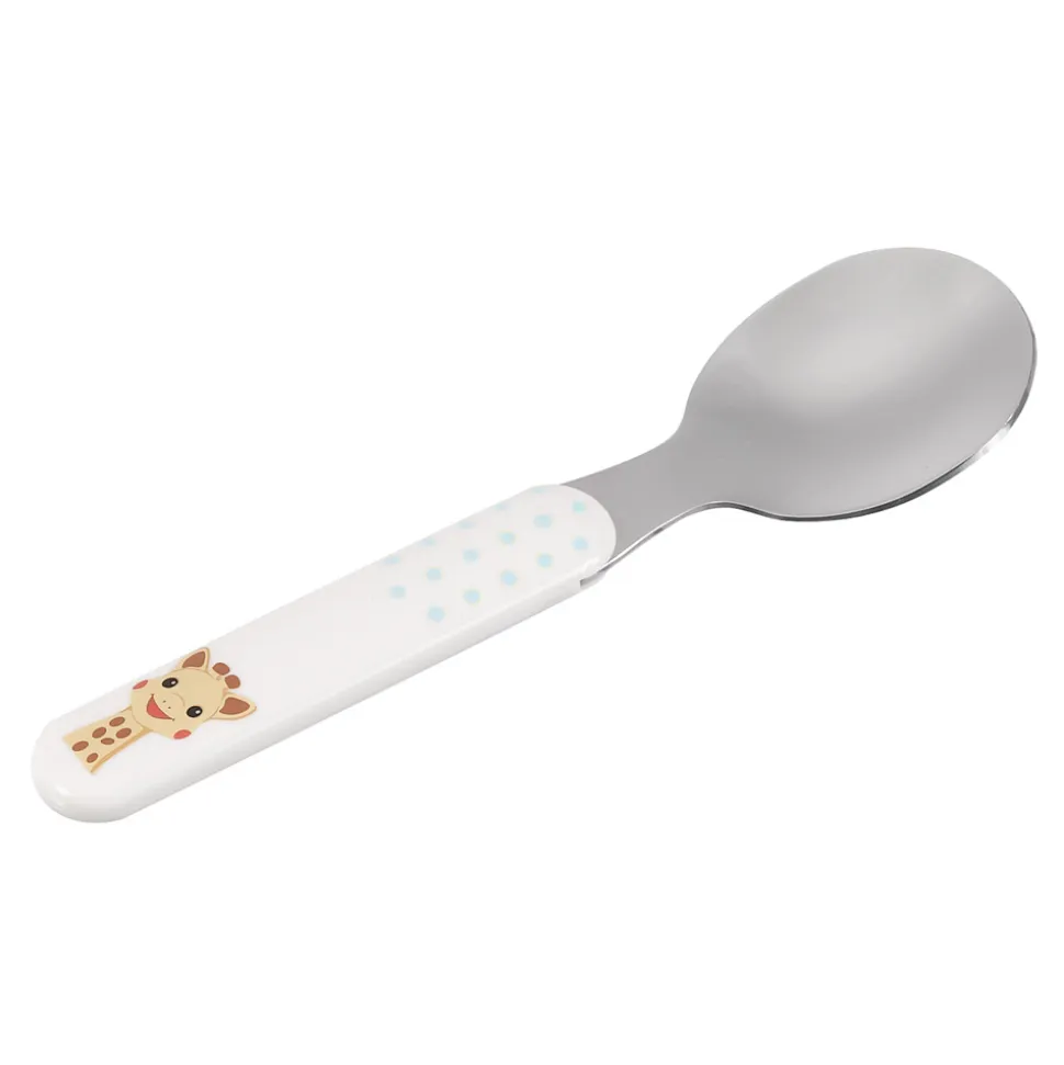 Coffret repas melaminé bleu sophie la girafe