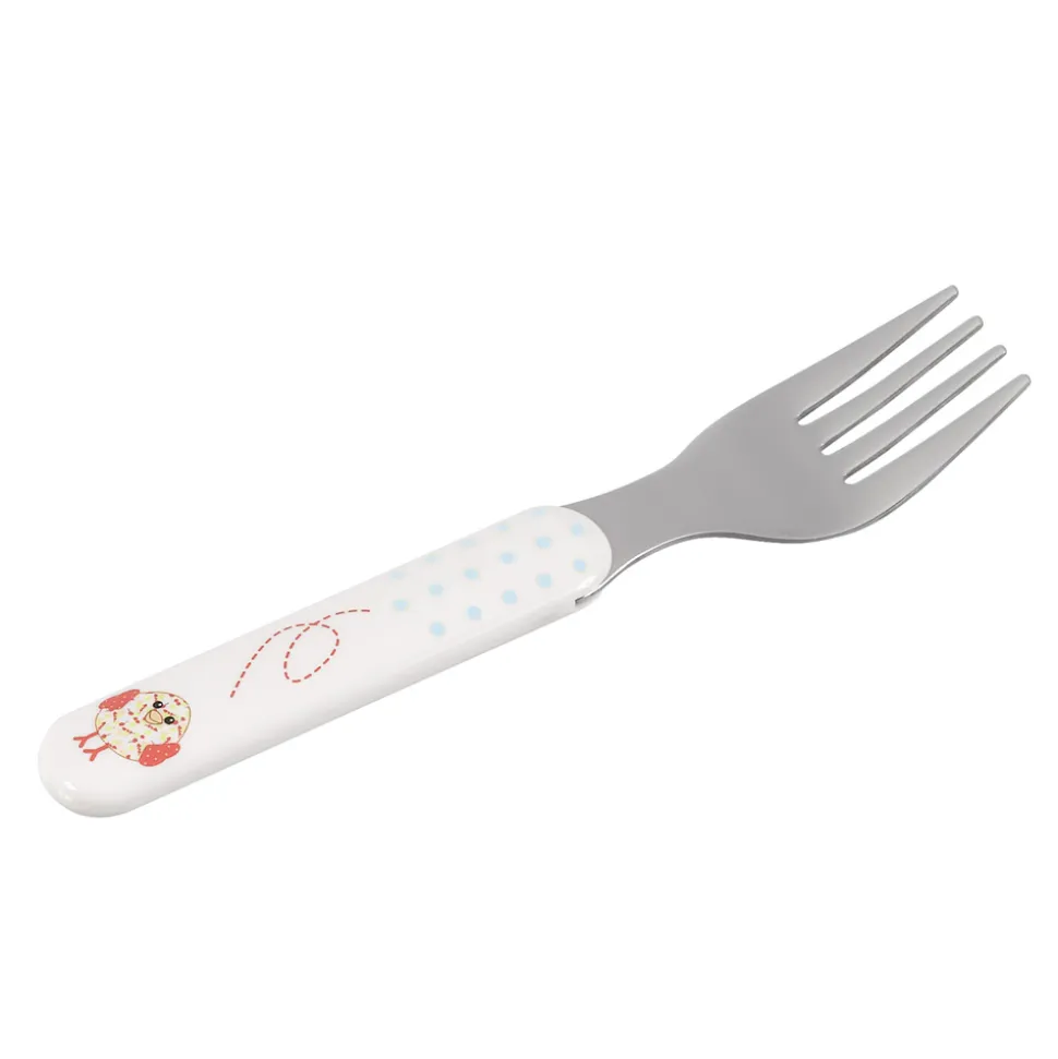 Coffret repas melaminé bleu sophie la girafe