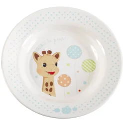 Coffret repas melaminé bleu sophie la girafe
