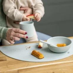Coffret repas 4 pièces en silicone vert /etoile