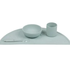Coffret repas 4 pièces en silicone vert /etoile