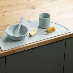 Coffret repas 4 pièces en silicone vert /etoile
