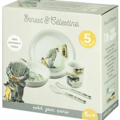 Coffret repas 5 pièces ernest et célestine - au musée