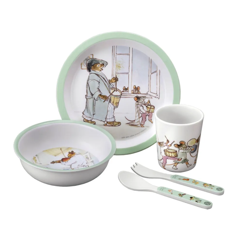 Coffret repas 5 pièces ernest et célestine - rataplan
