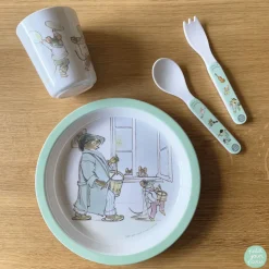 Coffret repas 5 pièces ernest et célestine - rataplan