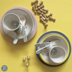Coffret repas 5 pièces le petit prince - bleu