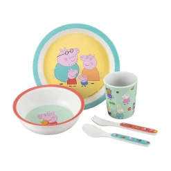 Coffret repas 5 pièces peppa pig