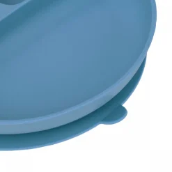 Coffret repas 4 pièces silicone bleu