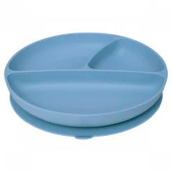 Coffret repas 4 pièces silicone bleu