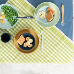 Coffret repas silicone lapidou ocre/brique/gris