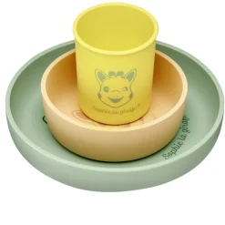 Coffret repas silicone pastel sophie la girafe