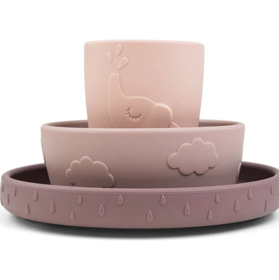 Coffret repas ventouse deer friends rose