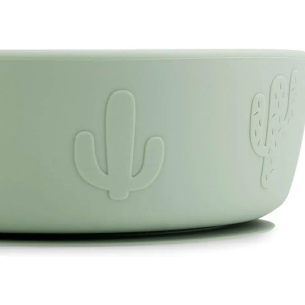 Coffret repas ventouse lalee vert/moutarde/sable