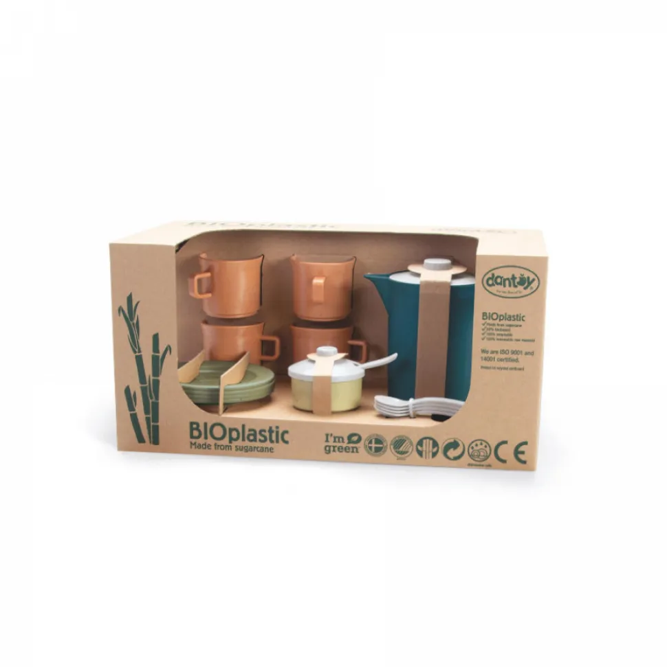 Coffret service à café en bioplastique
