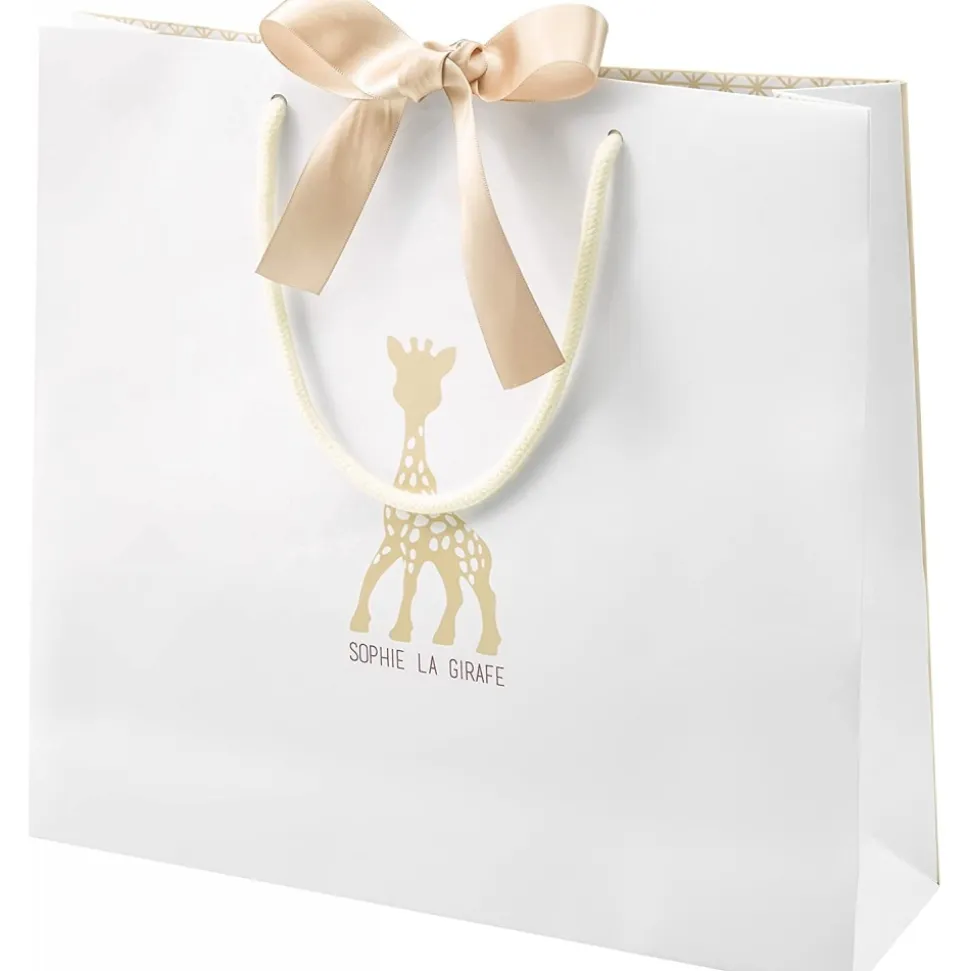 Coffret sophie la girafe et lange 120 x 120 cm