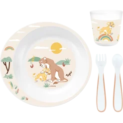Coffret vaisselle micro-onde le roi lion