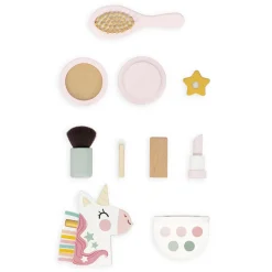 Coiffeuse de table en bois pour enfant licorne