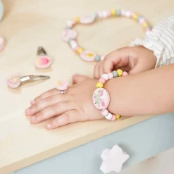 Coiffeuse en bois pour enfant licorne