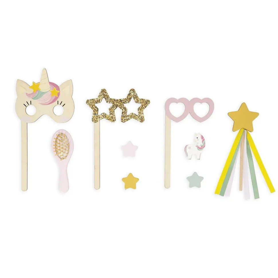 Coiffeuse en bois pour enfant licorne