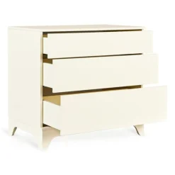 Commode avec 3 tiroirs coulissants tsugi - butter