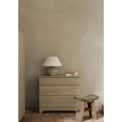 Commode avec 3 tiroirs coulissants tsugi - honey ash