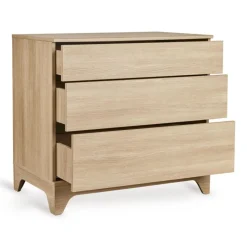 Commode avec 3 tiroirs coulissants tsugi - honey ash