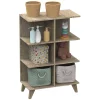 Commode bébé évolutive en bureau nova blanc lin