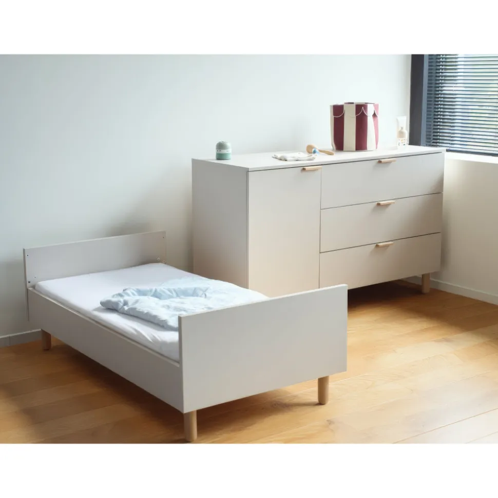 Commode à langer bébé 3 tiroirs cosy clay