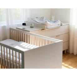 Commode à langer bébé 3 tiroirs cosy clay