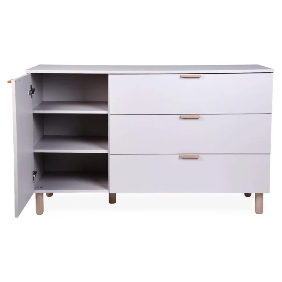 Commode à langer bébé 3 tiroirs cosy clay