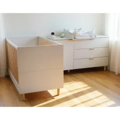 Commode à langer bébé 3 tiroirs cosy clay