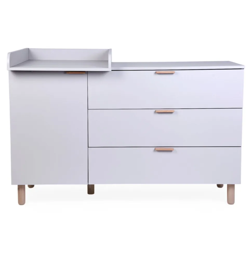 Commode à langer bébé 3 tiroirs cosy clay