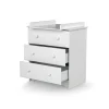 Commode à langer marelle blanc
