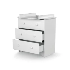 Commode à langer marelle blanc