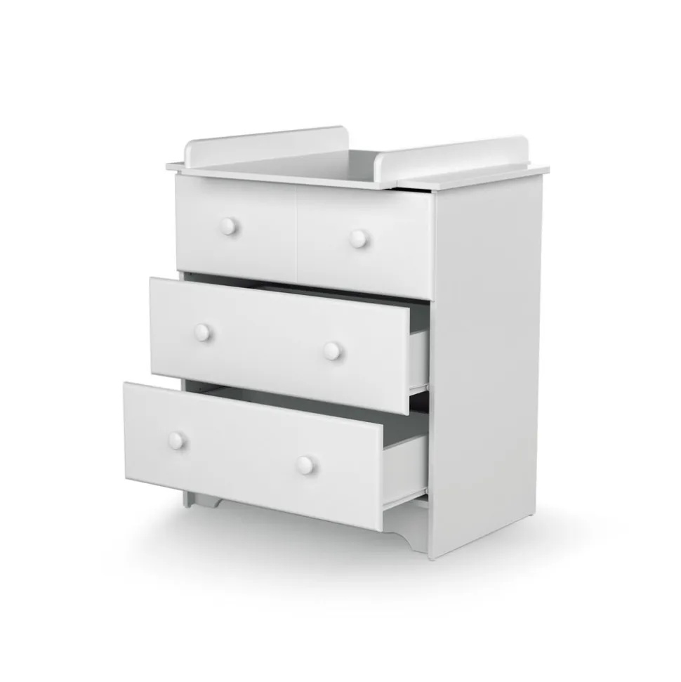 Commode à langer marelle blanc