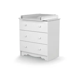 Commode à langer marelle blanc