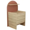 Commode à langer évolutive en bureau arche terracotta