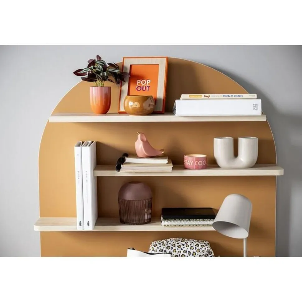 Commode à langer évolutive en bureau arche caramel